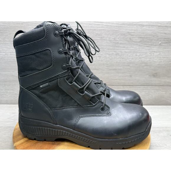 Timberland Pro Composite Toe MENS POLICE DUTY IN Black 1165A Size 10 main image 8